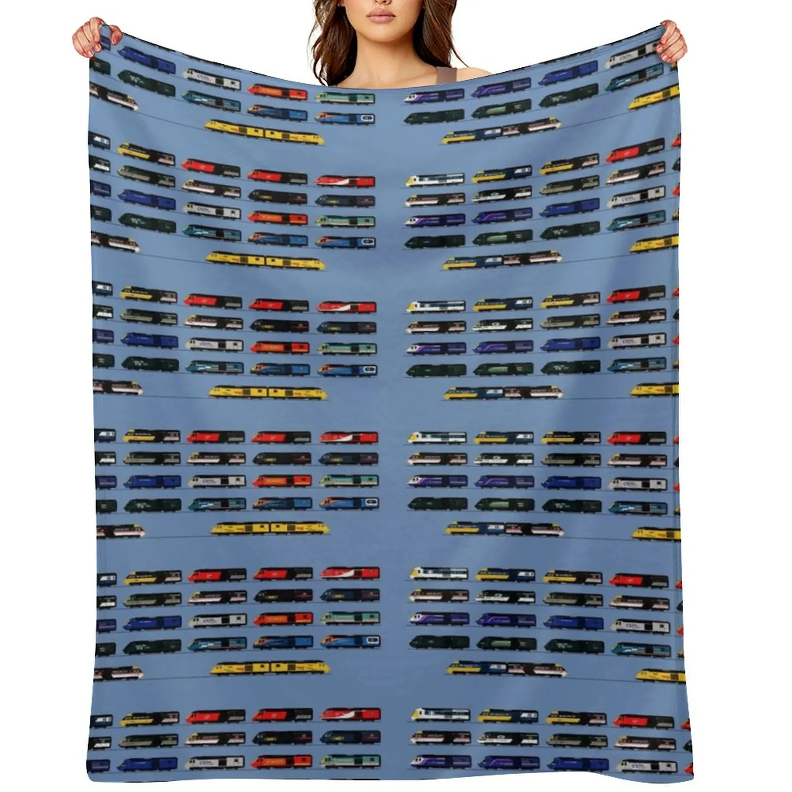 

INTERCITY 125 POWER CARS Throw Blanket Beach Soft Beds Tourist Sofas Blankets