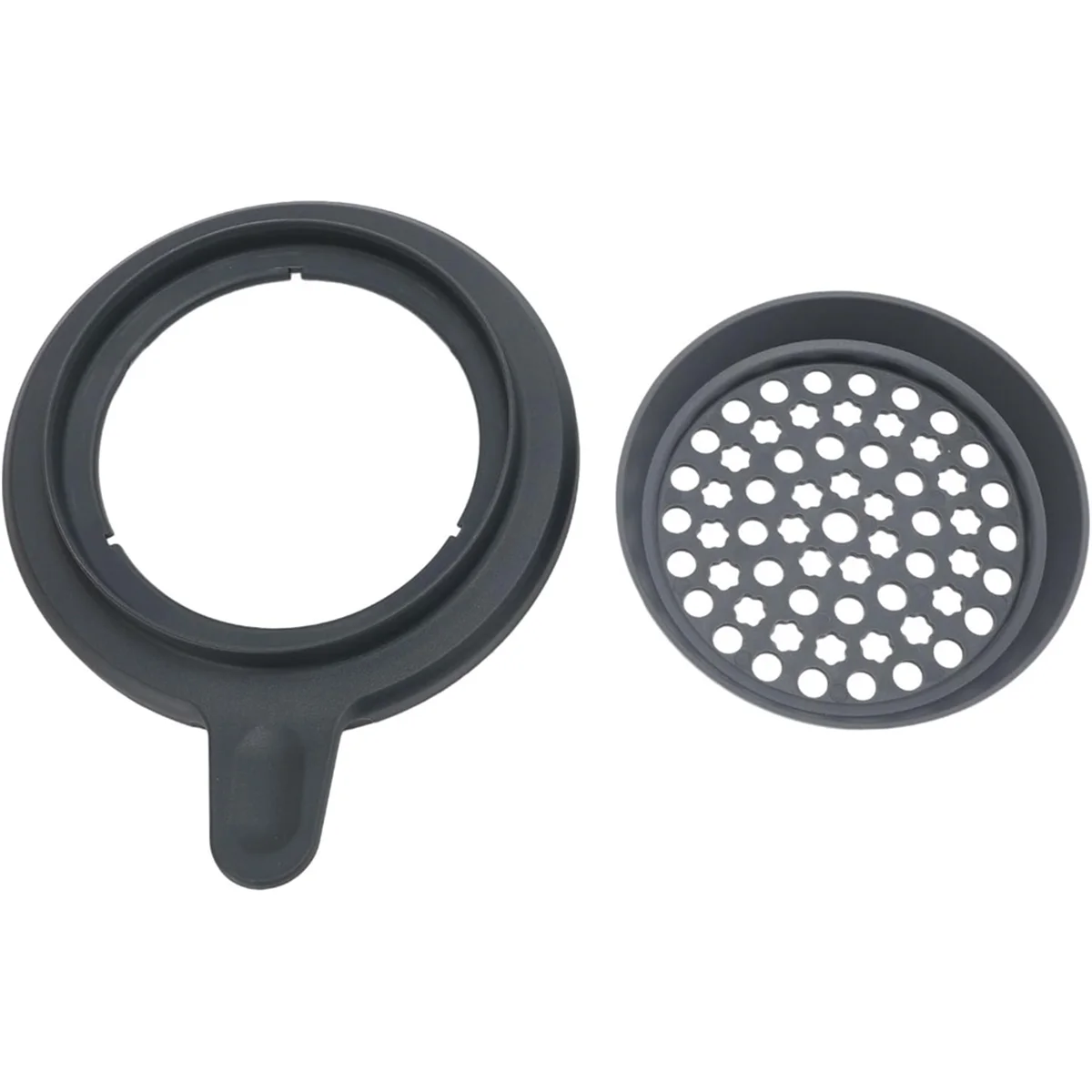 NUOVO set di setaccio e coperchio per farina per miscelatore da cucina TM5 TM6, coperchio per ciotola, setaccio per impastare per gli appassionati di cucina