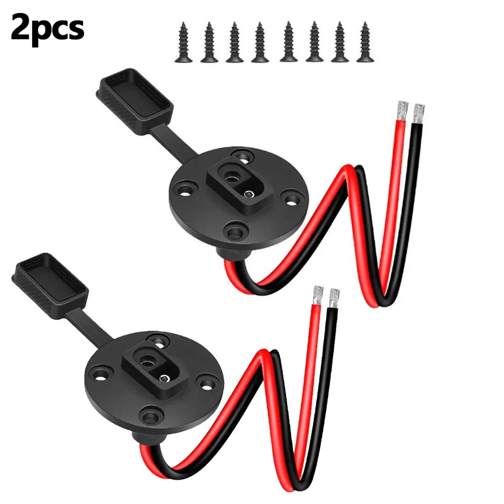 

Reliable SAE Power Socket Sidewall Port Quick Connect Solar Panel Mount Connector 2PCS for Durable Connections
