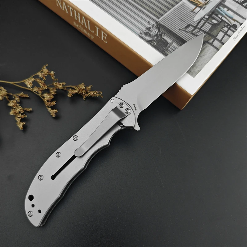 KS3655 420 steel handle 8Cr13Mov Handle Outdoor Camping Survival Rescue Tactics Hunting EDC folding knife gift series