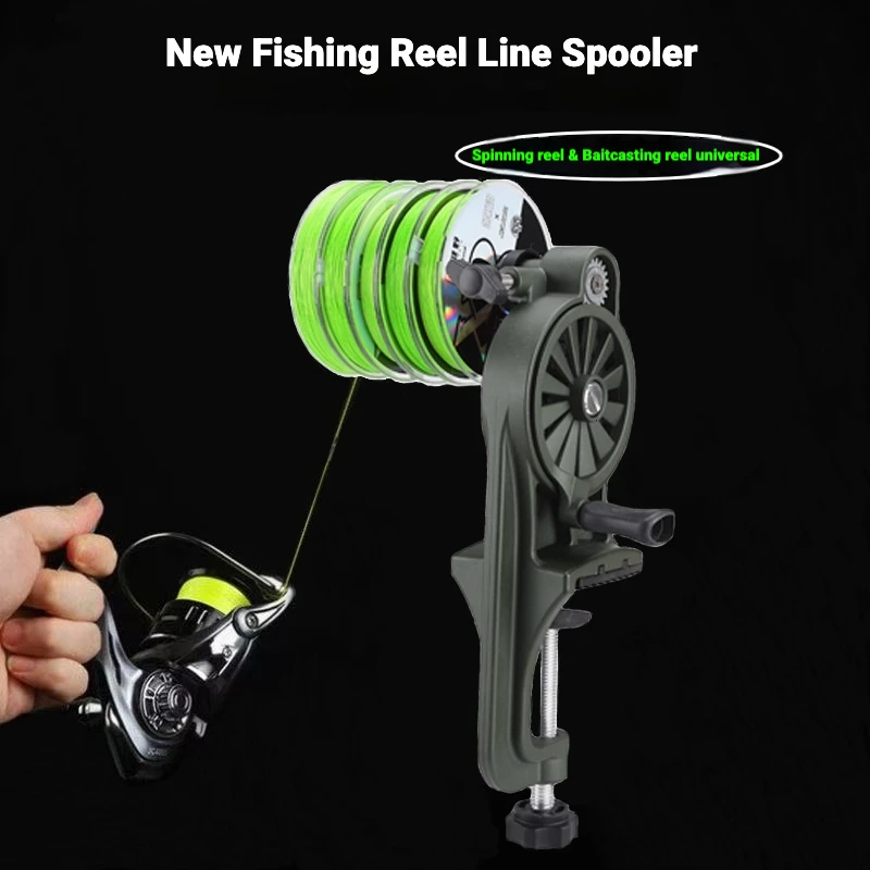 Fishing Reel Line Spooler Fast Line Winder For Baitcasting Spinning Reel Clamp On Sea Fishing Fishing Accessory For Anglers