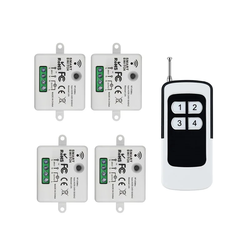 RF wireless light remote control switch  AC85V 110V 120V 220V  250V   receiver  transmitter Light bulb/incandescent lamp