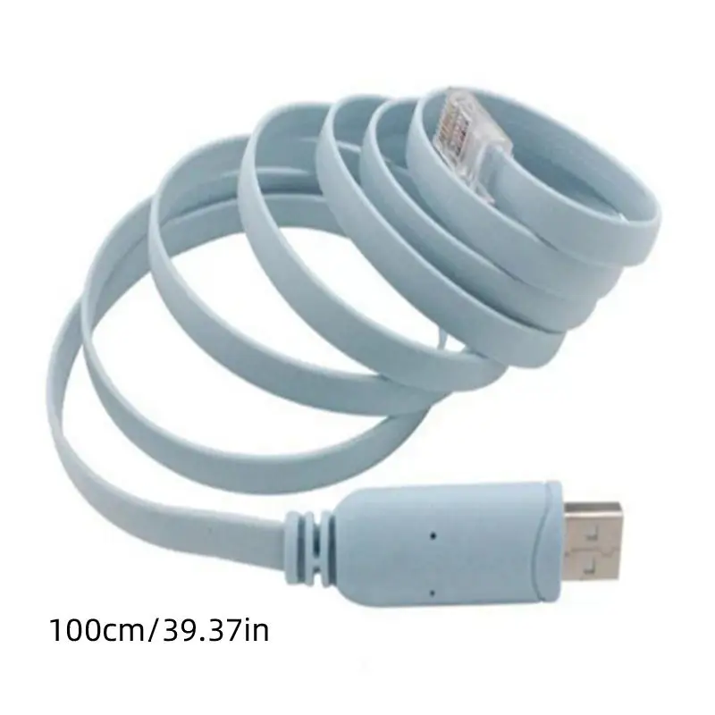 Professional USB to RJ45 Console Cable High Speed Plug and Play for Routers Switches IT Network Maintenance Work