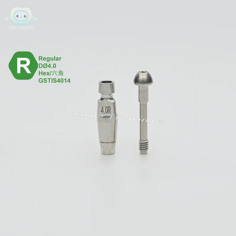 1 قطعة ل تركيبات الأسنان نقل الانطباع التعامل مع قضيب نقل مغلق سبائك التيتانيوم استبدال المسمار متوافق Osstem