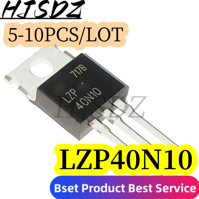 Transistor MOSFET De Bajo Voltaje, 5-10PCS/LOT  LZP40N10 SSS40N10 40N10 TO-220/TO-220F 40A 100V