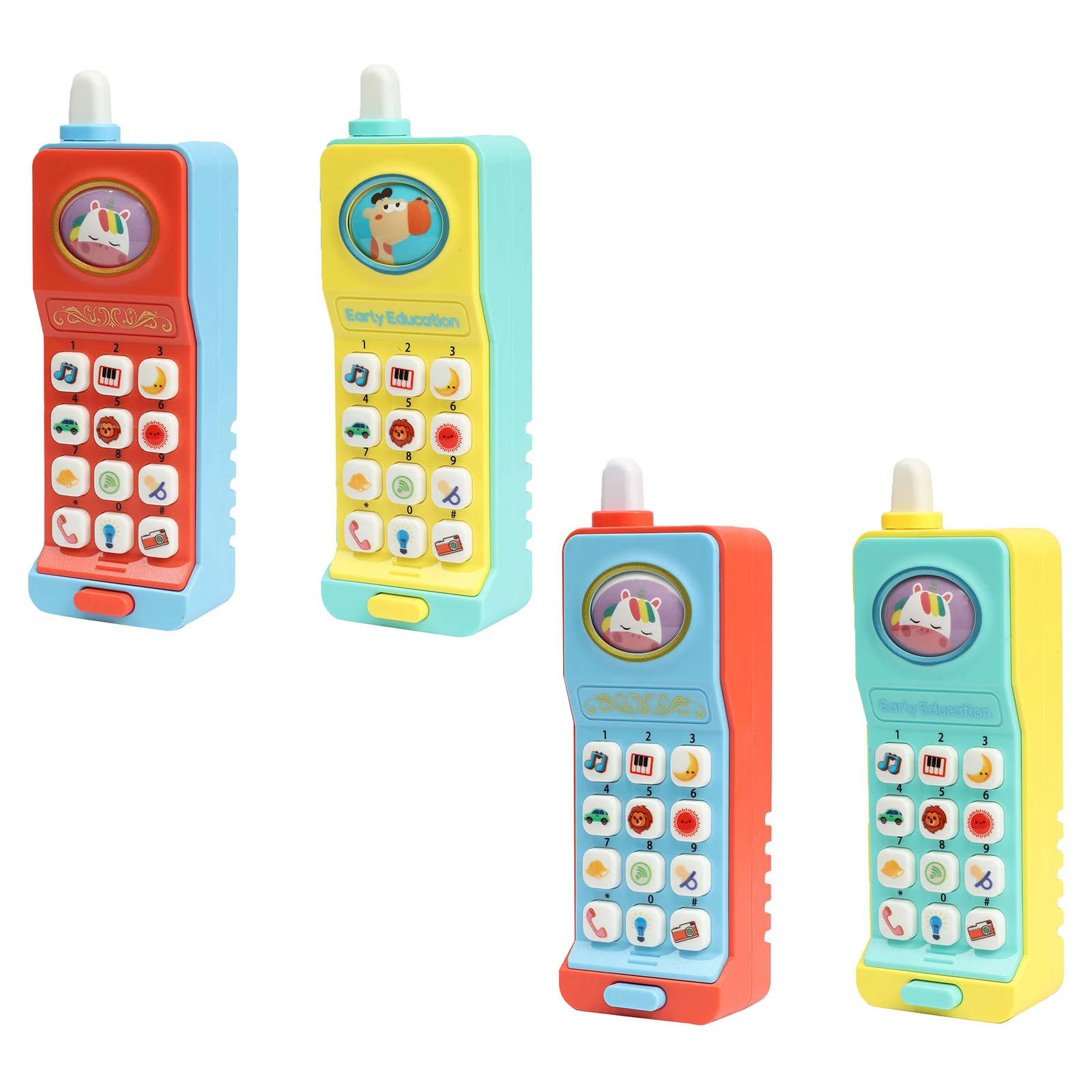 ของเล่นเด็กโทรศัพท์ดนตรีโทรศัพท์ Sleeping ของเล่นเสียงตลกจําลองโทรศัพท์สําหรับปลอดภัยเด็ก Early การศึกษาของเล่นของขวัญ