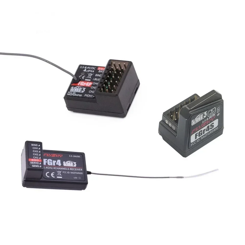 

1PCS Flysky FGR4 FGR4S FGR4P Built-in Single Antenna Bidirectional Receiver PPM/IBUS/PWM For Flysky FS-NB4 Remote Control