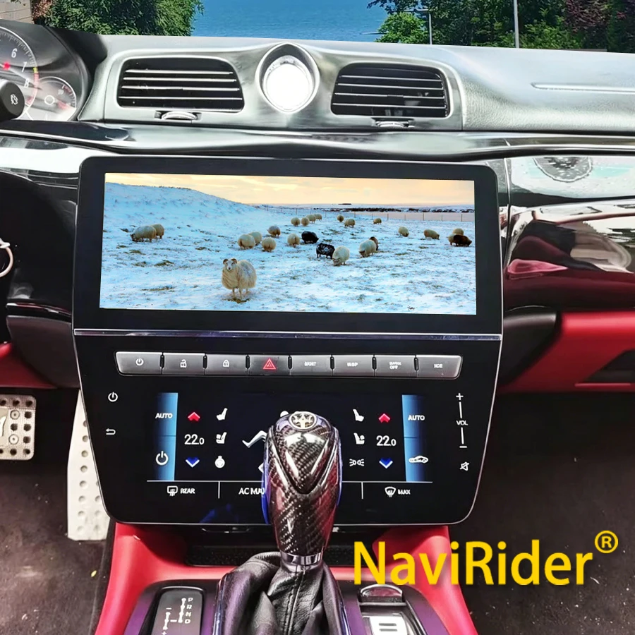 

Yes RHD LHD Android 13 Car Radio For Maserati GT 2007 - 2015 AC Panel Multimedia Display 4G WiFi Video Player Carplay GPS Navi