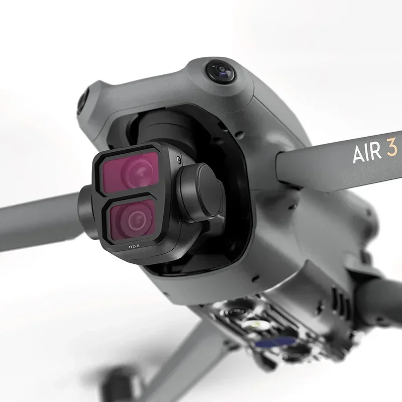 

Набор фильтров из алюминиевого сплава для DJI AIR 3 Camera Оптическое стекло объектив Mcuv Cpl ND8 ND16 ND32 ND Фильтры Аксессуары