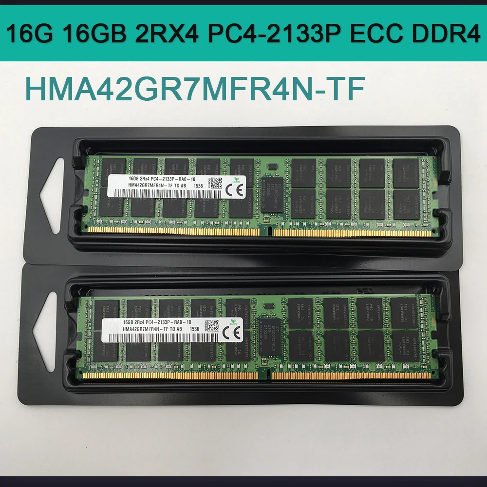 

1 PCS For SK Hynix Server Memory 16G 16GB 2RX4 PC4-2133P ECC DDR4 RAM HMA42GR7MFR4N-TF