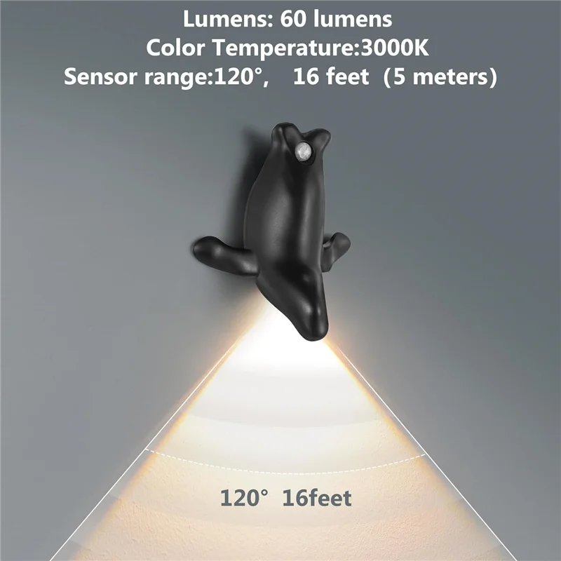 ABHU Sensor Wall Sconces Set Of Two, Magnetic LED Wall Lights With Motion Detection, Wireless Wall Lamp For Bedroom Hallway Dura