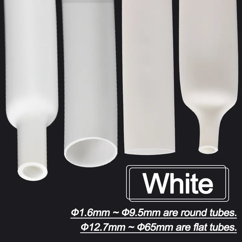 3 Meter 3:1 Schrumpfschlauch mit Kleber 1,5mm~50mm Doppelwandiger Schrumpfschlauch Selbstklebend DIY Draht Wasserdichte Polyolefin-Isolierhülle