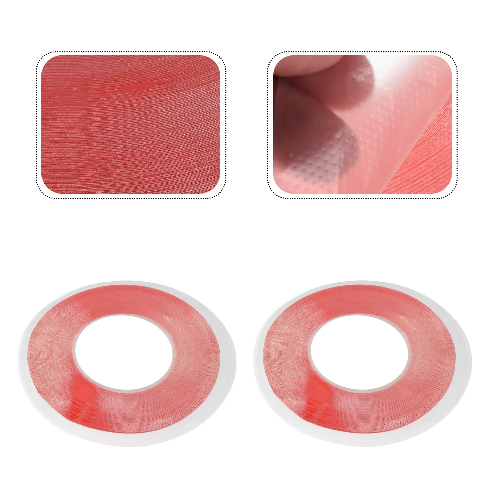 

COHEALI High Temperature Resistant Double Sided Tape 5000cm PET Material No Residue Red Film Easy Application