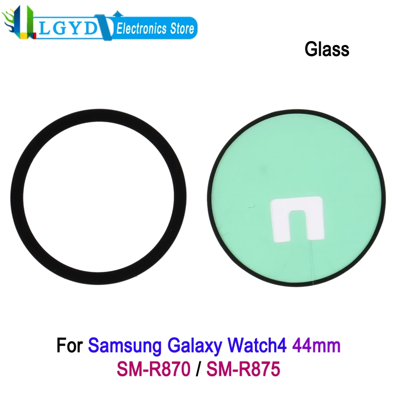 Front Screen Outer Glass Lens For Samsung Galaxy Watch4 44mm SM-R870 / SM-R875 Watch Replacement Part