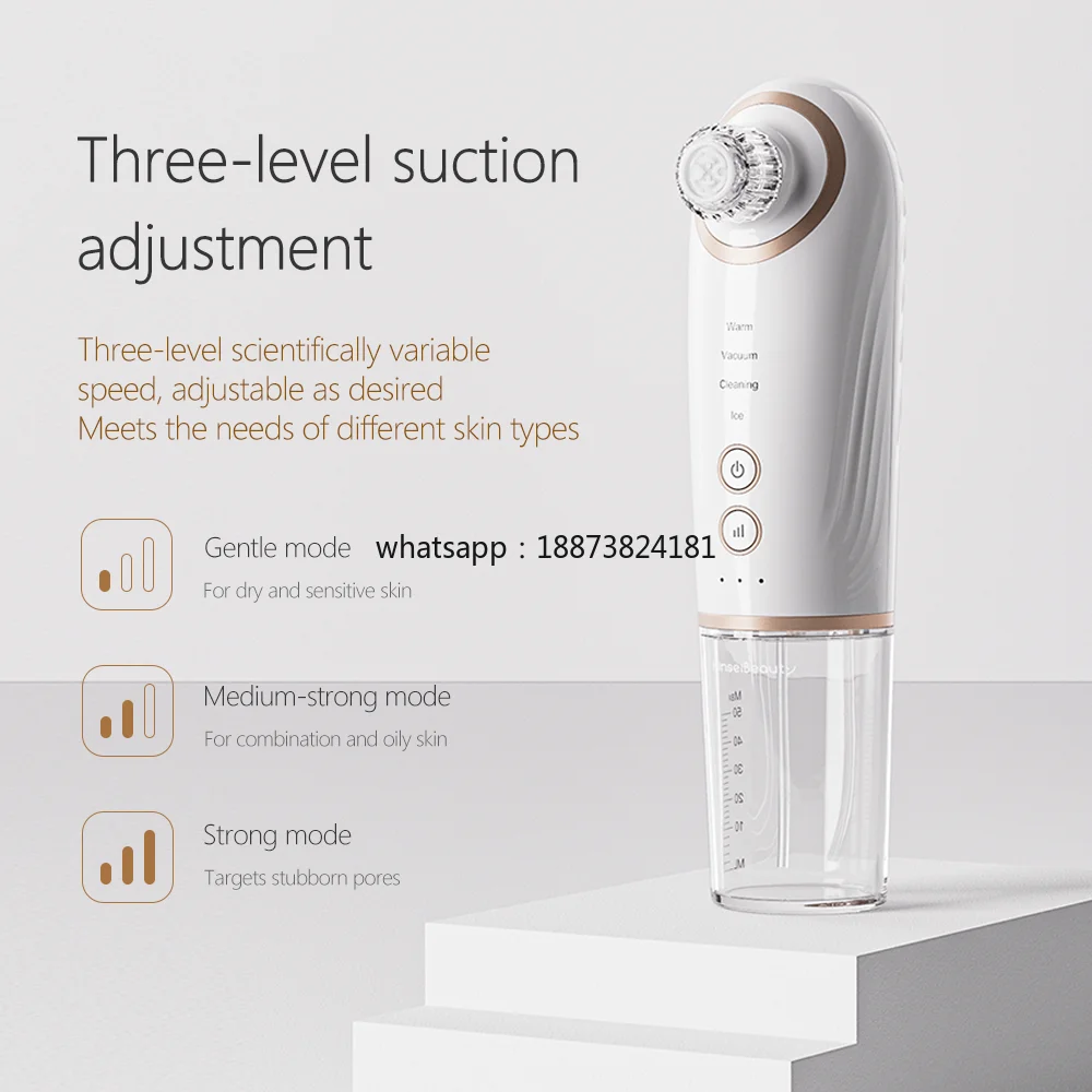 新革新 小型バブル 温冷 水素 深層洗浄 鼻用フェイシャル 毛穴吸引 電動黒ずみ除去器 迅速発送
