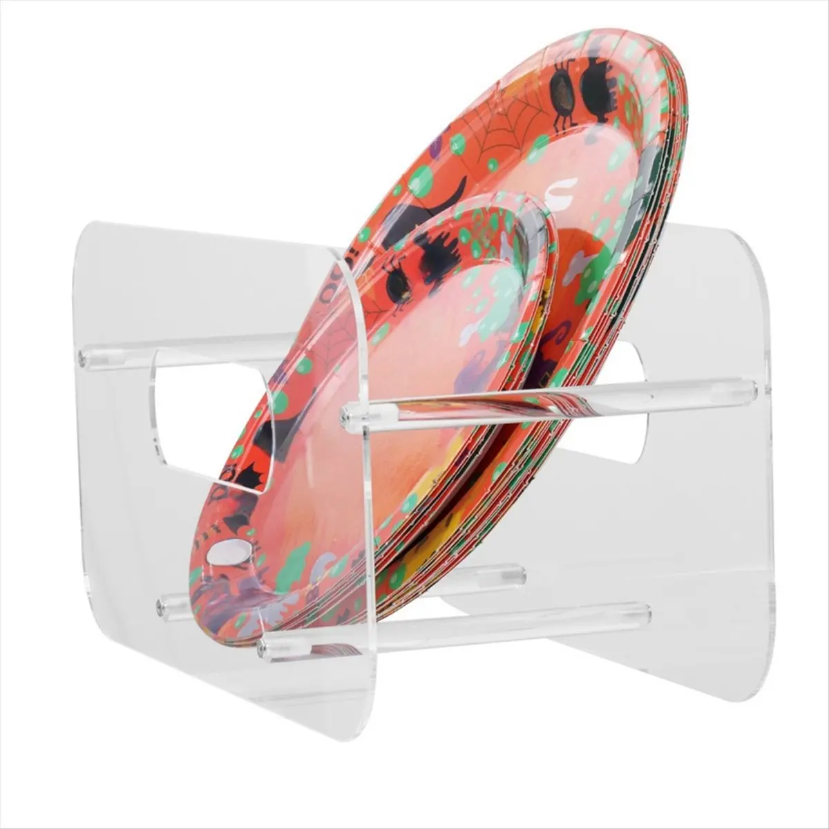 wilwill Acrylic Plate Stand Clear Plate Stand Acrylic Display Easel