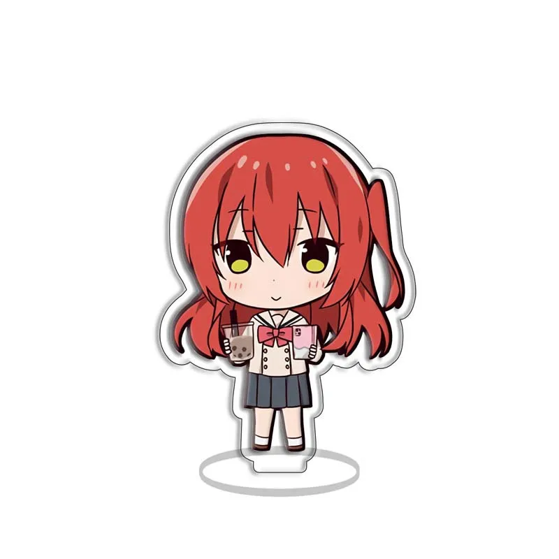 10CM Anime BOCCHI THE ROCK! Figures Gotoh Hitori Kita Ikuyo Cosplay Cute Acrylic Stand Model Plate Desk Decor Standing Sign Toys