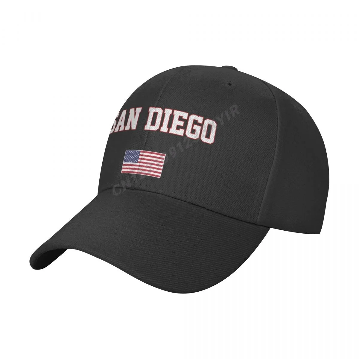 

Baseball Cap San Diego America Flag USA United States City Wild Sun Shade Peaked Adjustable Outdoor Caps