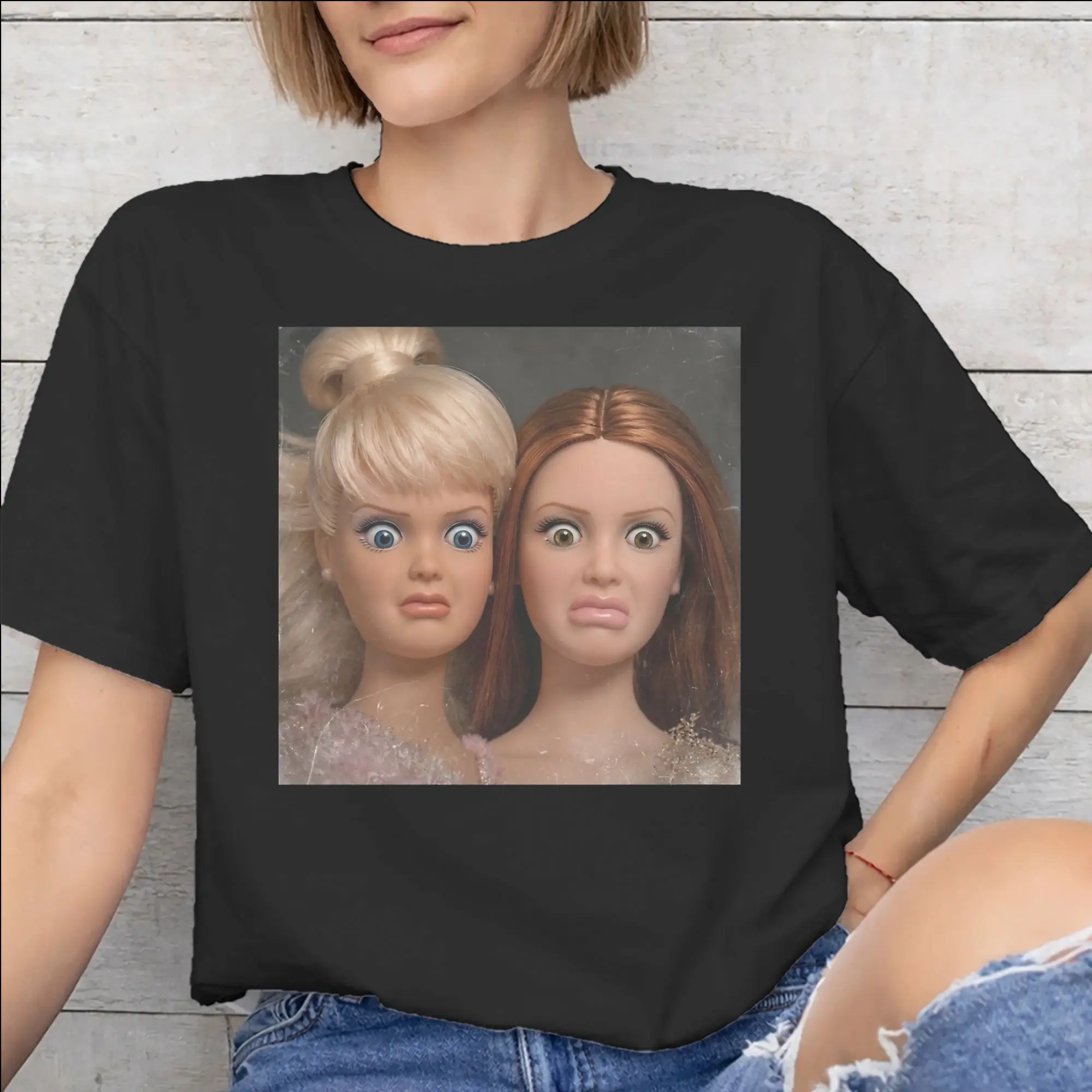 Disgusted FACE Meme Tee Shirt for Men Women Graphic Printing T Shirts  Cotton Clothing