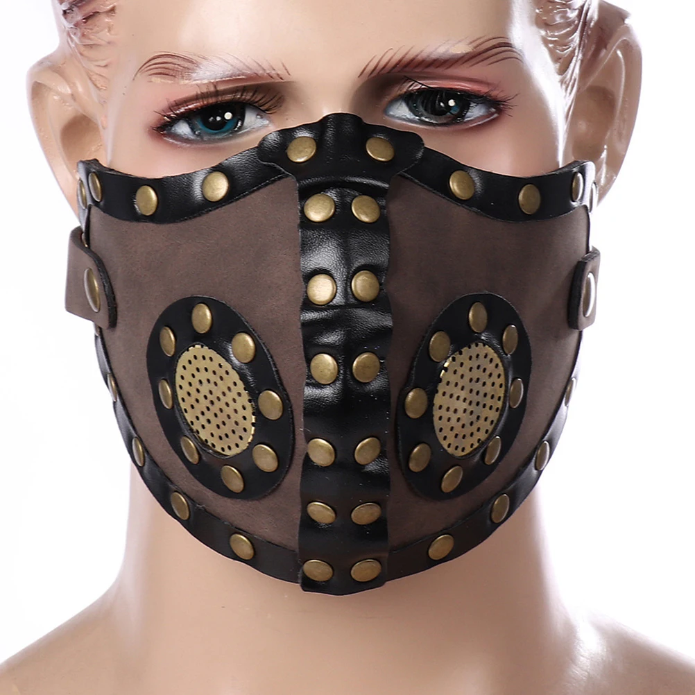 

Funny Mask Punk Style Carnival Masks Tassel Halloween Party Cosplay Face Sturdy