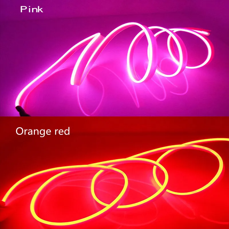 1M/2M/3M/5M Car Interior Led Decorative Lamp EL Wiring Neon Strip For Auto DIY Flexible Ambient Light USB Party Atmosphere Diode - Image 3