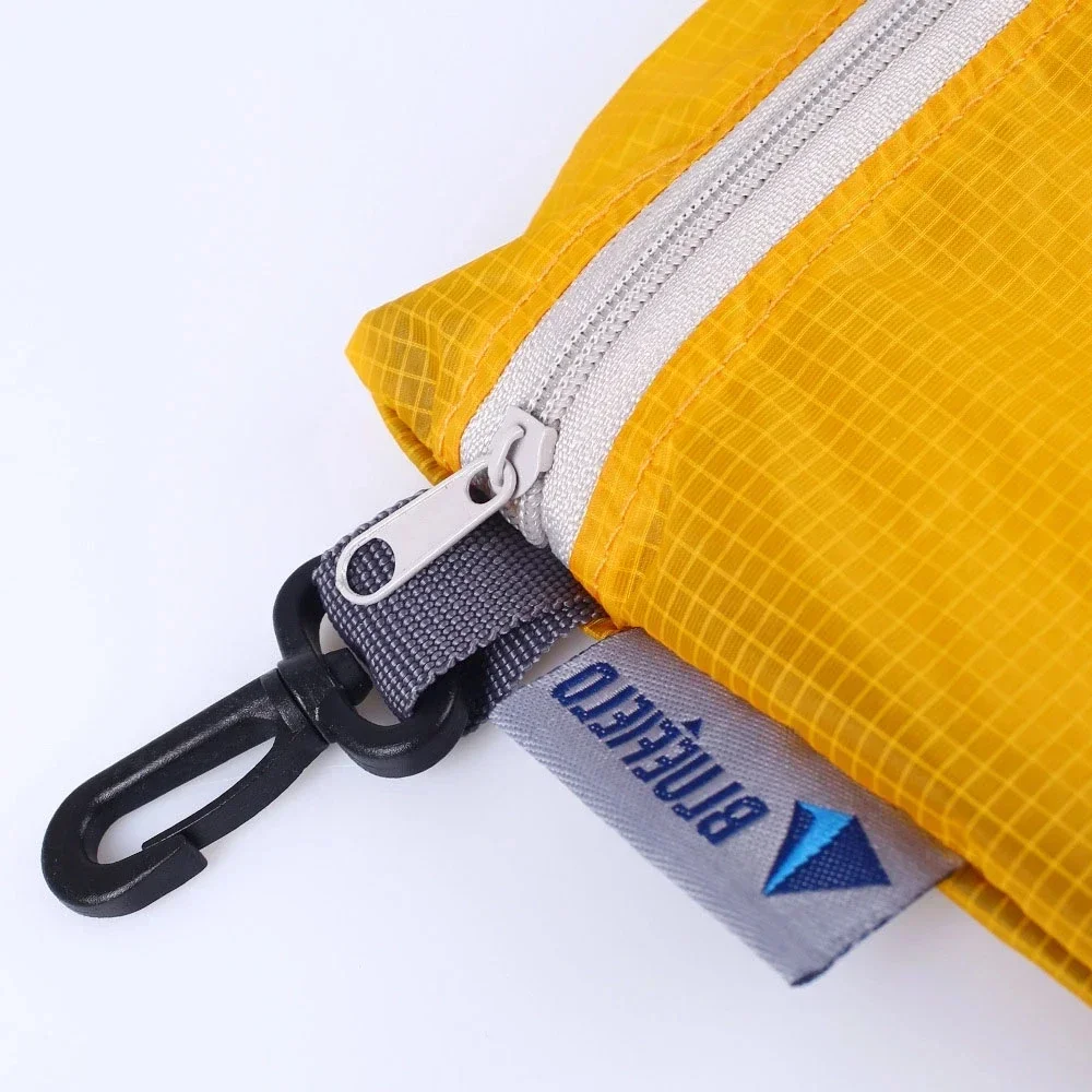 Outdoor Waterproof Bag Swimming Bag Pouch for Camping Hiking with Hook Zipper Storage Bag Ultralight 4 Colors Pocket Pouch