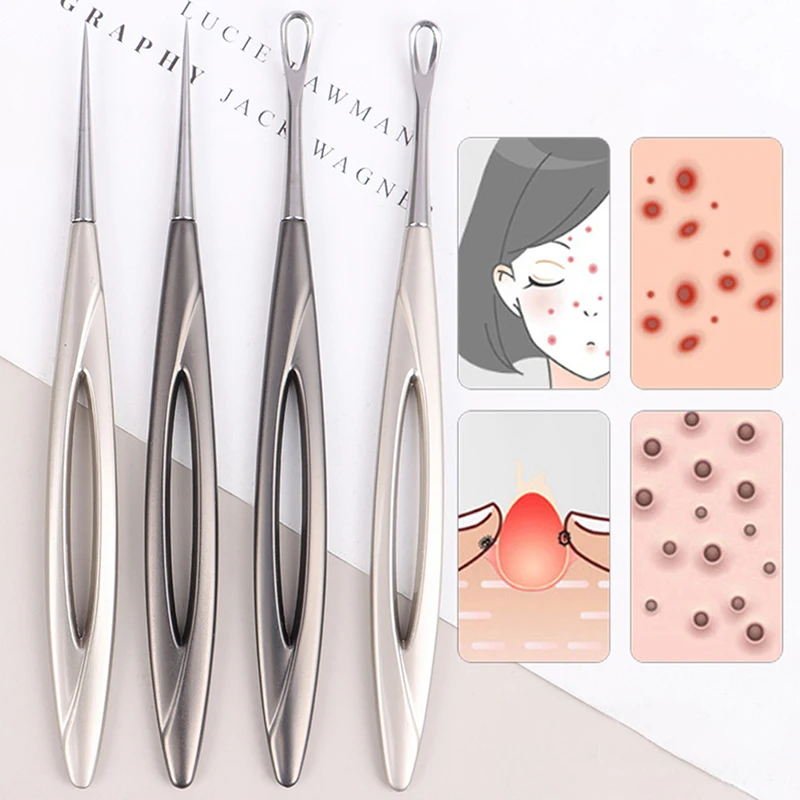 Acne Needle Blackhead Clip Remover Extraction Pore Black Head Cleaner Face Skin Care Deep Cleansing Needle Tool