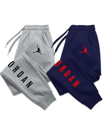 New style printed sport pants suitable for both men and women, luxurious long-distance running pants, casual fitness pants