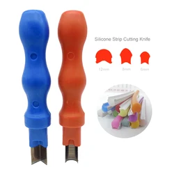 Split Neon Light Hand Tool Knife Right Angle Arc Cutter Carving Knife Soft Silicone Strip Accessories