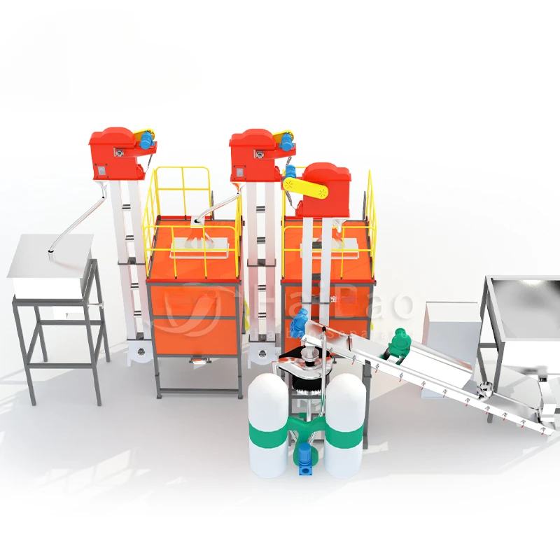 Haibao Wood Elastic Mix Pleastics Manufacture High Precision Vibrating Separating Machine Rubber Silicone Separator