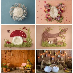 SHENGYONGBAO Spring Easter Photography Backdrops Birthday Baby Newborn One Hundred Days Photo Background Studio Props HF-01