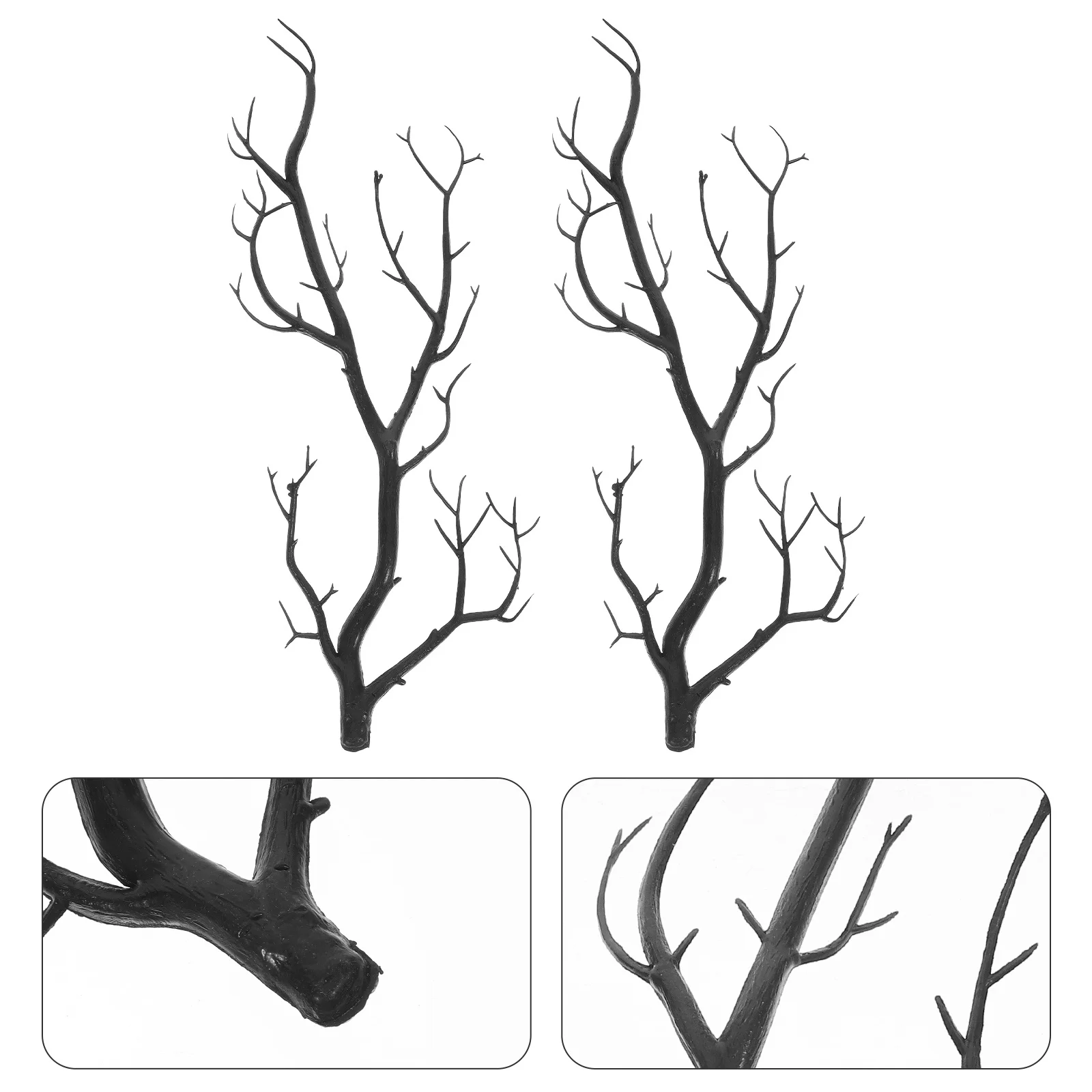 

2 Pcs Antler Halloween Branches Indoor Tree for Decoration Fake Christmas Decorations