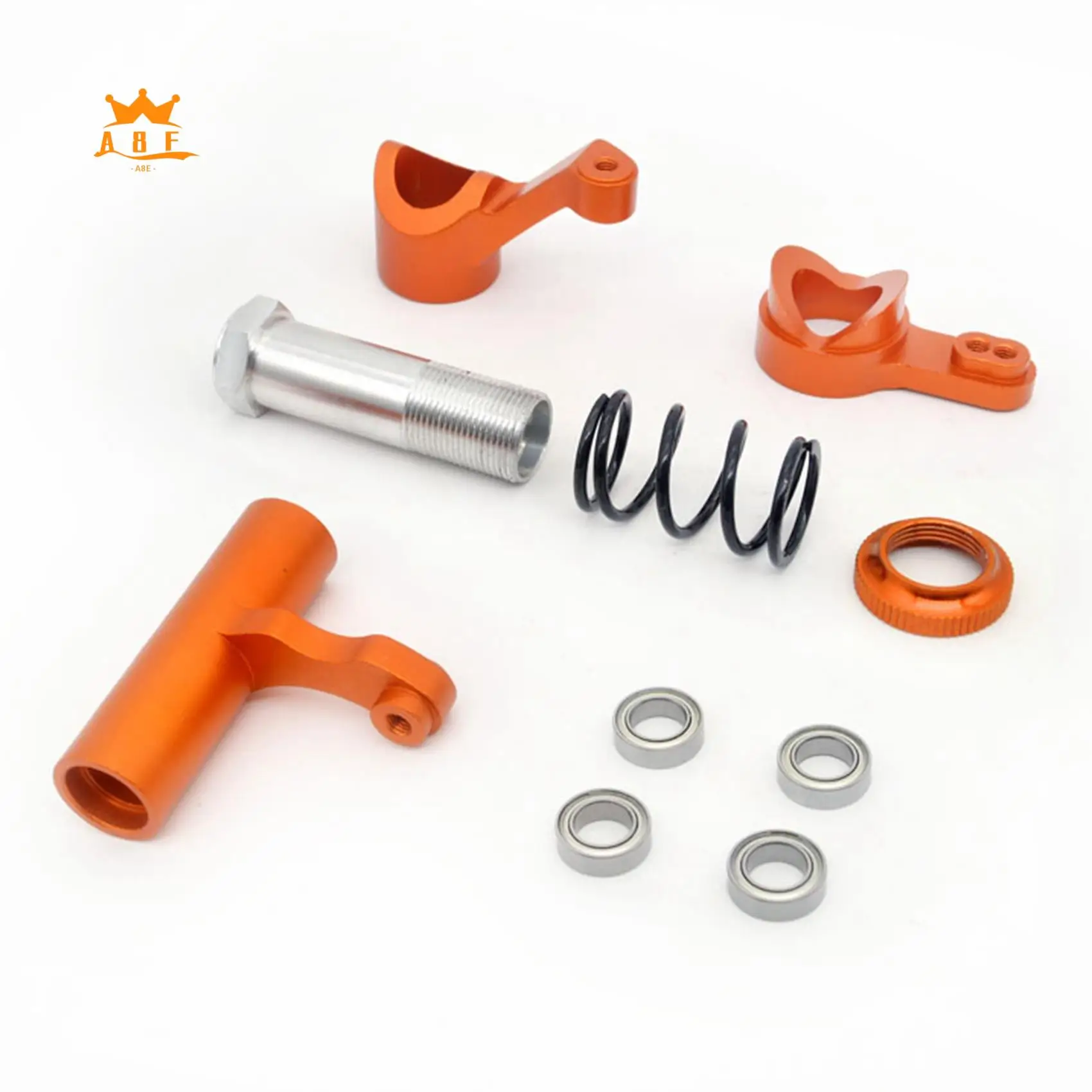 A08E-8594 Обновленная рулевая группа из алюминиевого сплава для ZD Racing MT8/9021/9020/9116/EX-07/DBX-07 Запчасти для радиоуправляемых автомобилей