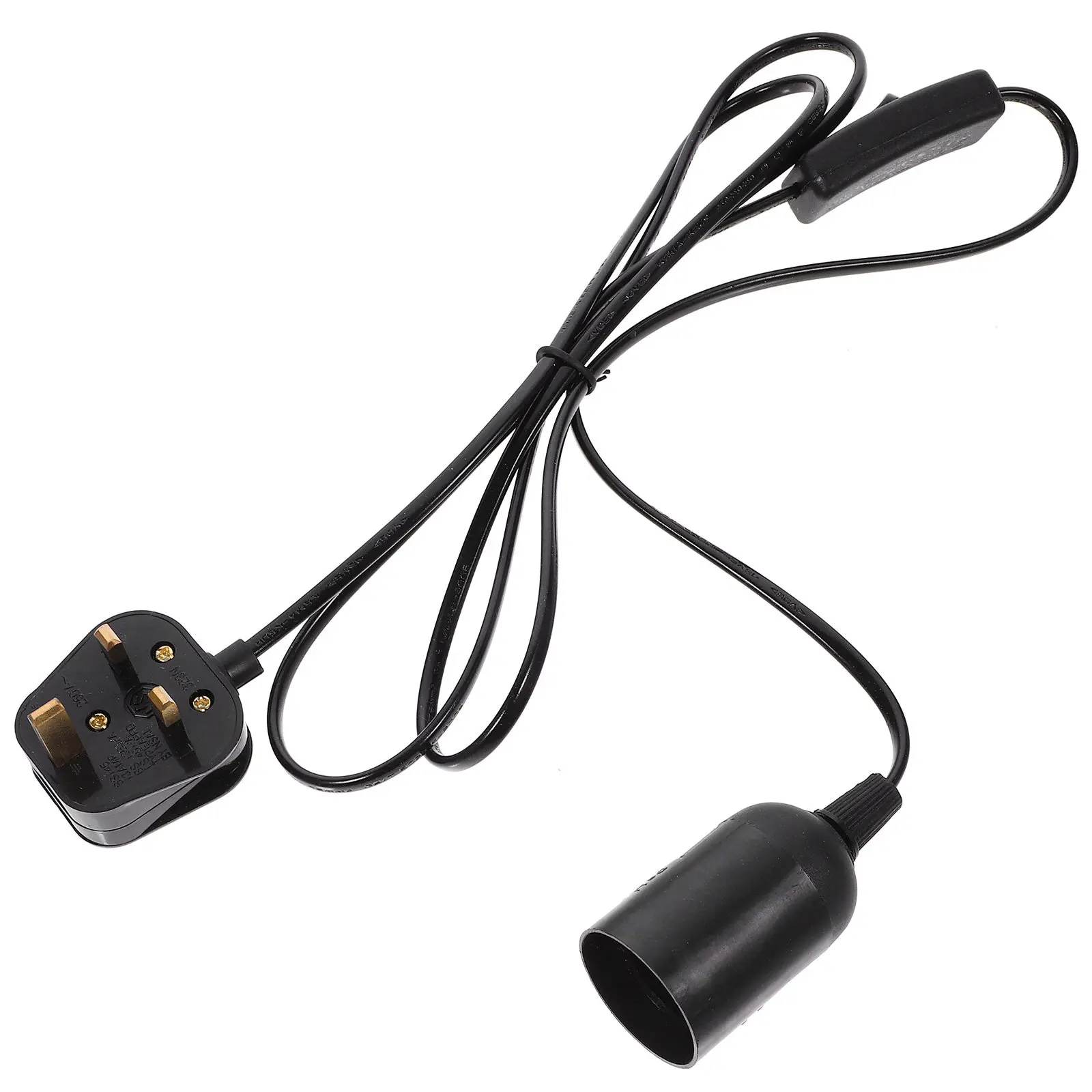 

Подвесной светильник E27 с вилкой, винтажный стиль, для дома и офиса, с кабелем и вилкой стандарта UK