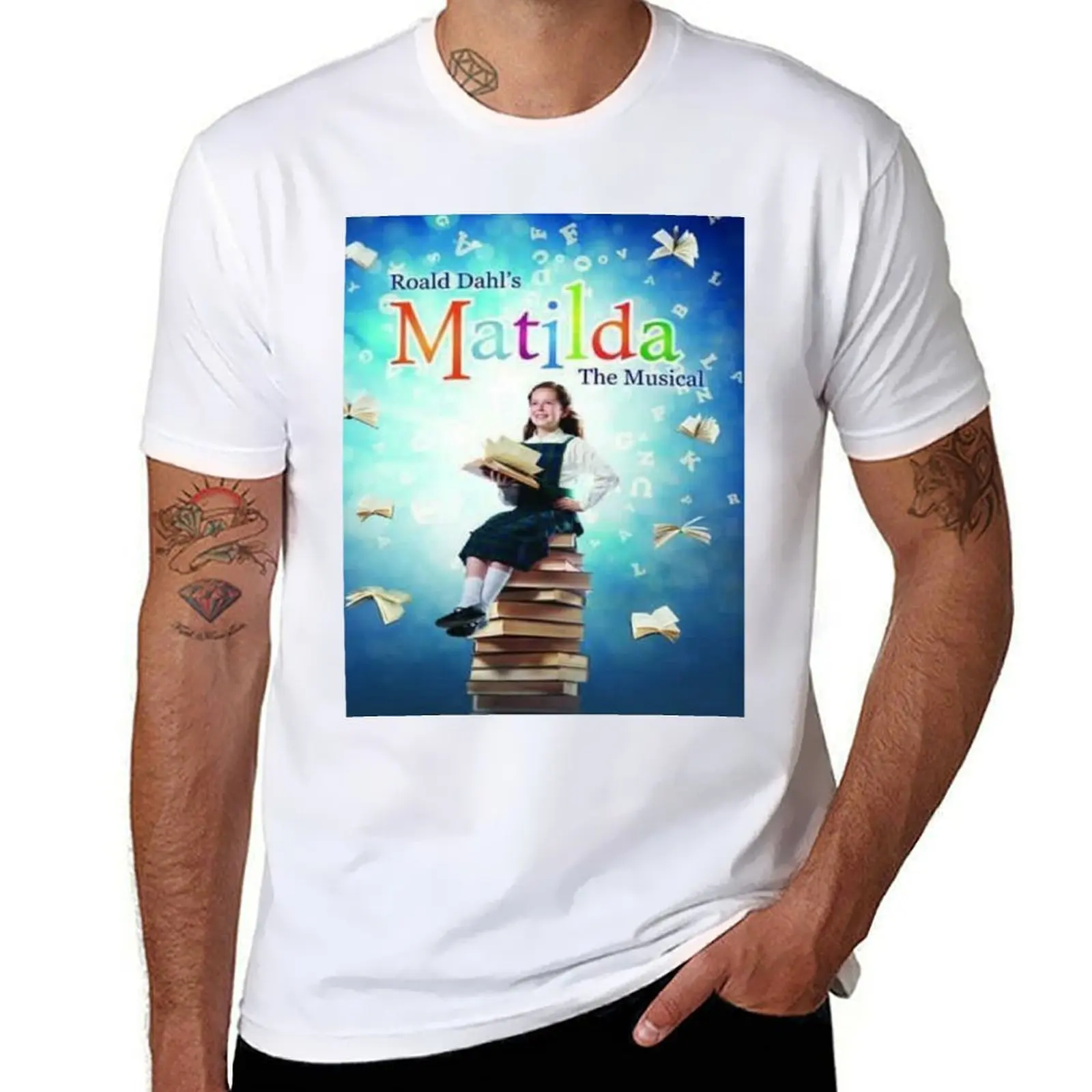 

Matilda musical T-Shirt funny t shirts cotton man t shirt summer T-Shirt