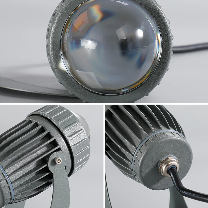 10w ao ar livre led holofotes de parede iluminação paisagem ac220vdc12v vermelho verde azul rgb holofotes ip65 à prova dip65 água um feixe de luz