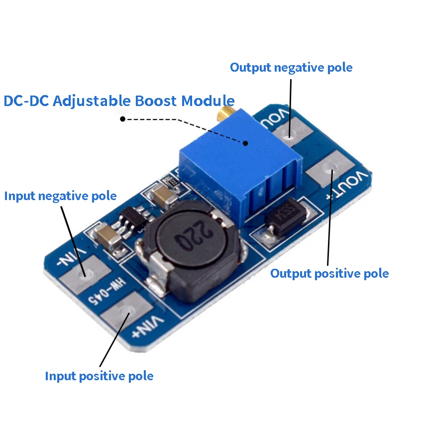 

1pcs MT3608 DC-DC Step Up Converter Booster Power Supply Module Boost Step-up Board with/without MICRO USB Maximum Output 28V 2A