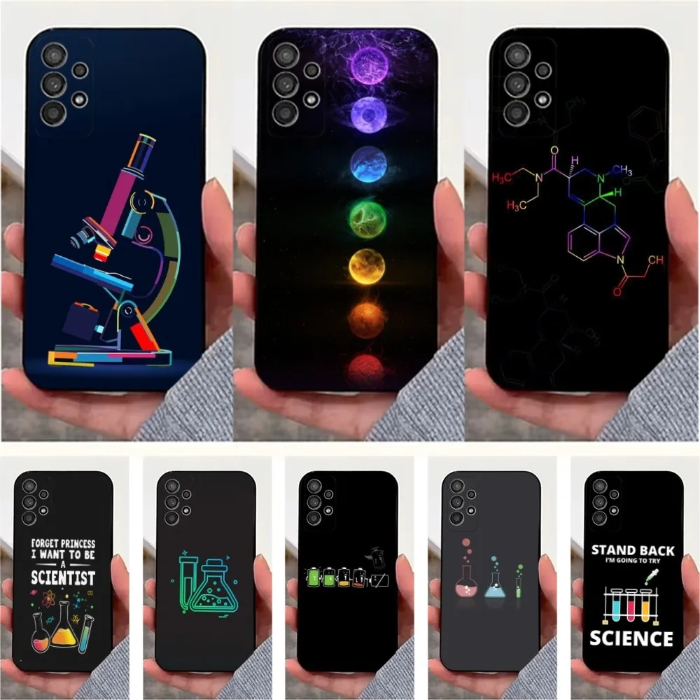 

Chemical Biology Experiments Phone Case For Samsung S25,S24,S23,S22,S20,S21,S10,Ultra,Plus,Lite,FE,Soft Silicone Black Cover