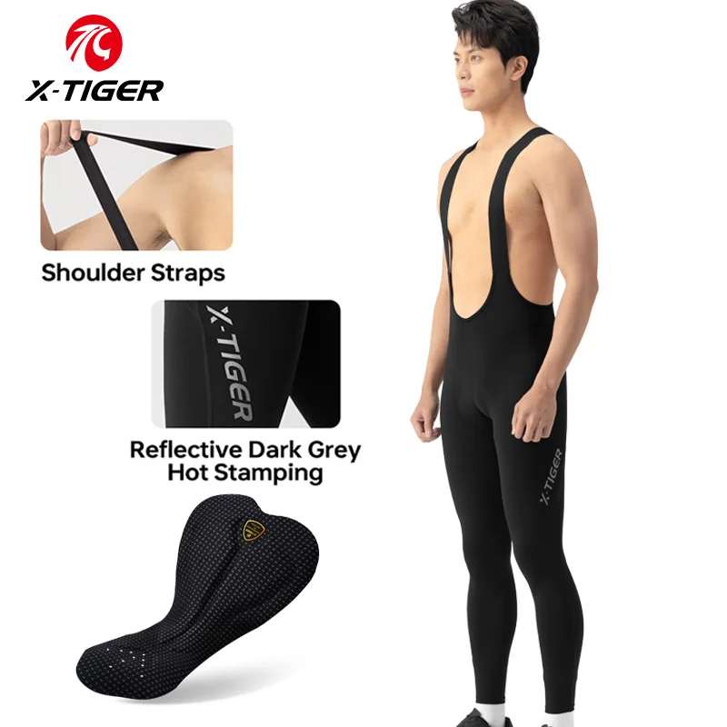 

X-TIGER Cycling Trousers 5D Gel Pad Mountain Bike Trousers Sweat-Wicking Quick-Dry Cycling Tights Professional Sportswear