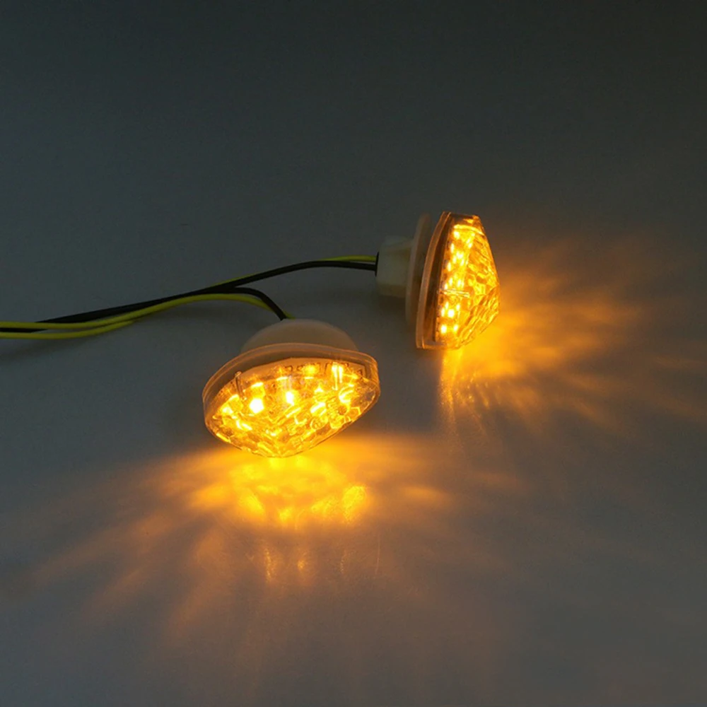 Clignotants LED encastrés pour moto, clignotant ambre, Honda CBR 600, F4, F4i, CBR600RR, CBR1000RR
