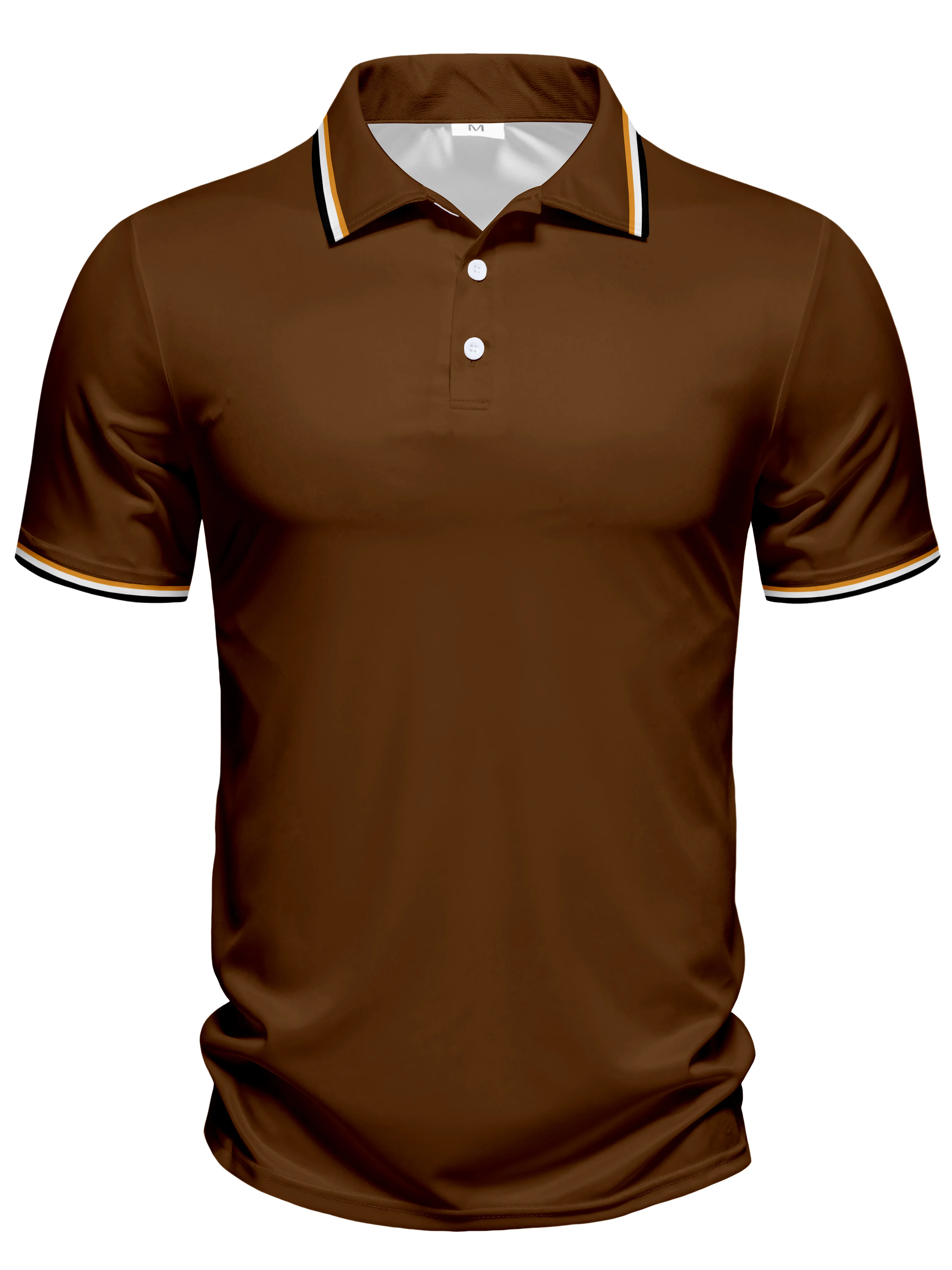 Summer Fashion Men's Polo Digital Printed Short-Sleeved Polo Collar Button Design Can Be Machine Washed