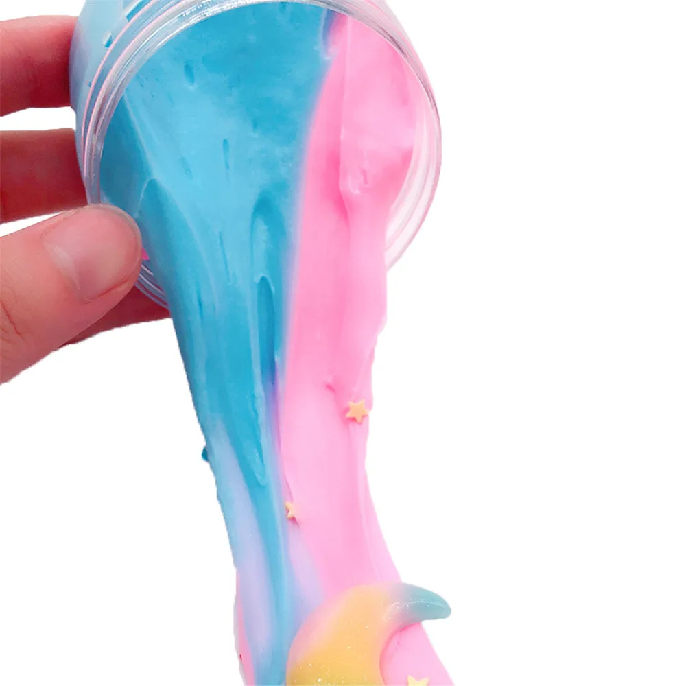 100ML Beautiful Color Mixing Cloud Slime Scented Stress Kids Toy