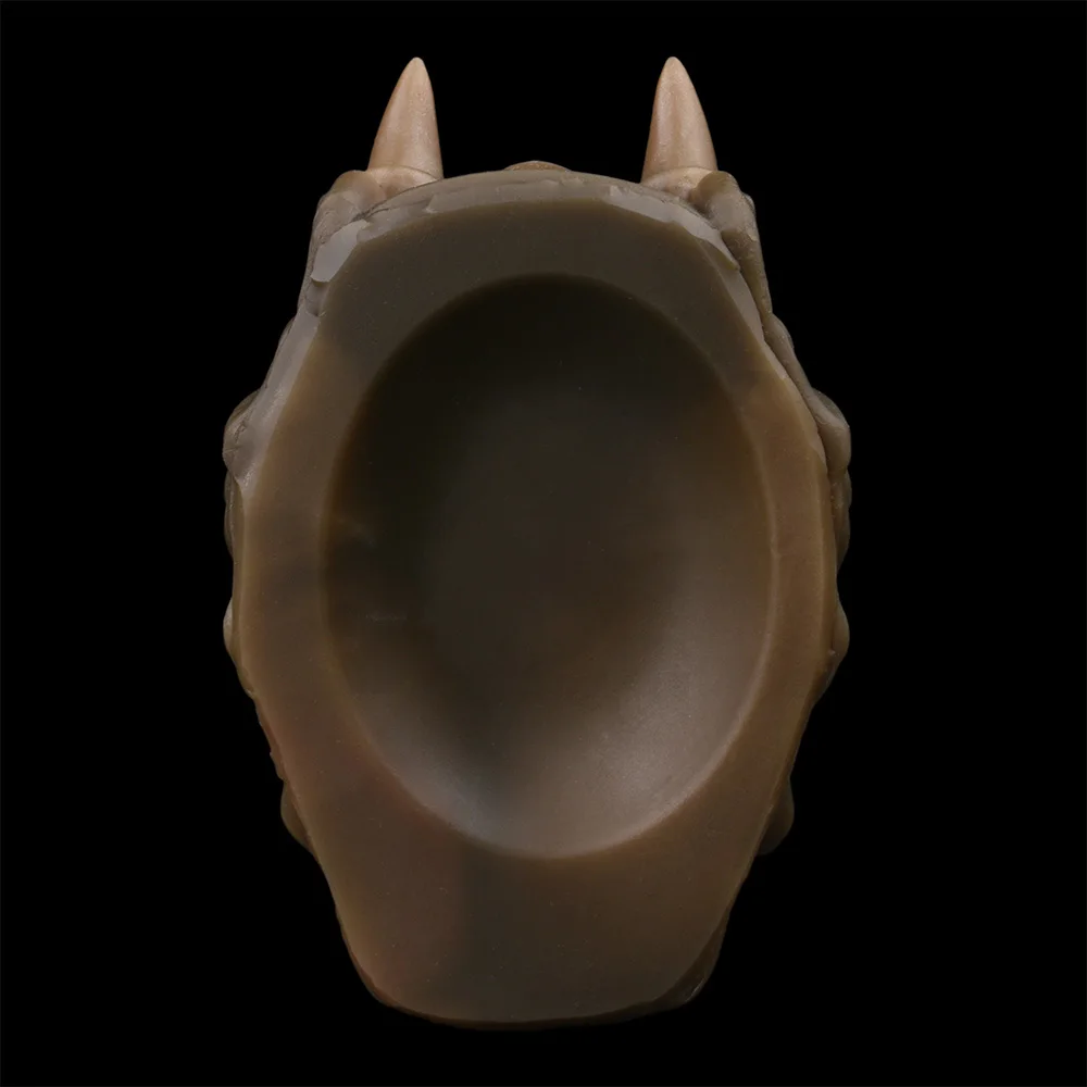 ELKKOST سيليكون الخيال الوحش اللسان تصميم بعقب المكونات حجم S M L XL XXL متعدد الألوان الشرج دسار مع شفط كأس الجنس لعب