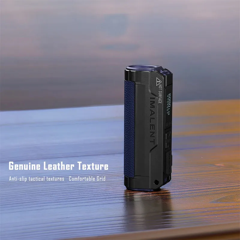 IMALENT BL70 Dual Light Source High-Output Tactical Flashlight, 6000 Lumens 347 Meters Beam Projection, Suitable for Camping