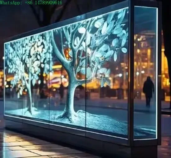 Adhesive Glass Window Sticky Flexible LED Video Wall Transparent LED Film Flexible Transparent Display