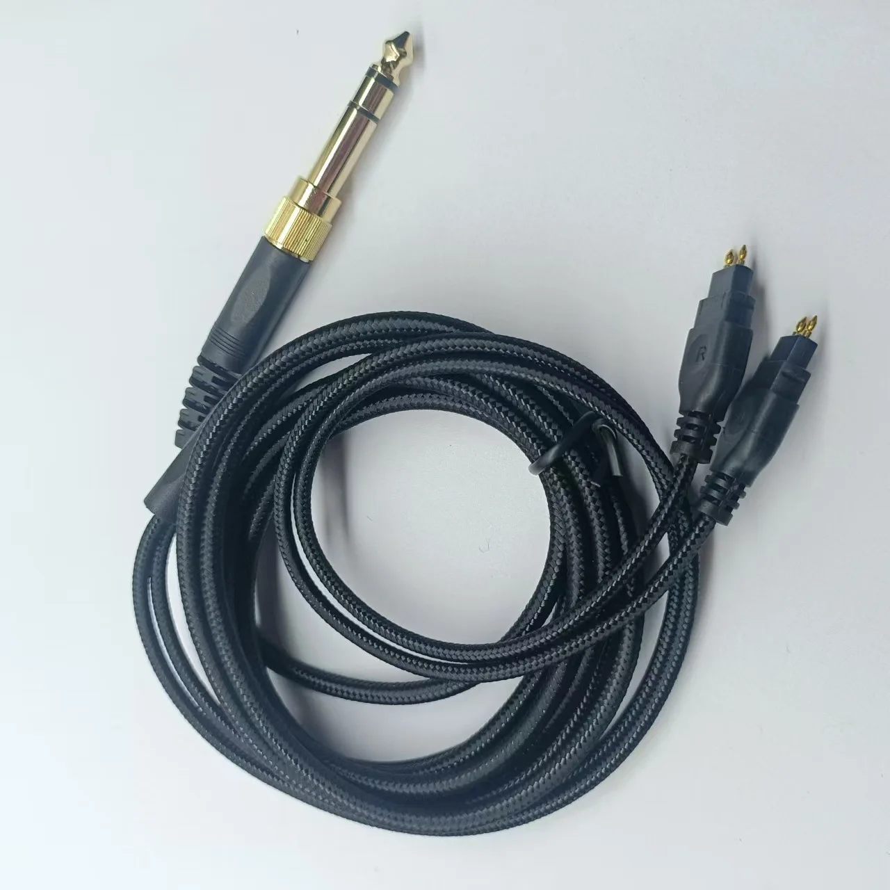 Audiokabel für Sennheiser HD580 HD600 HD650 HD660S HD6XX Headset Gaming-Headset-Kabel 3,5mm + 6,35mm Stecker Geflochtenes Kopfhörerkabel – Detail 4