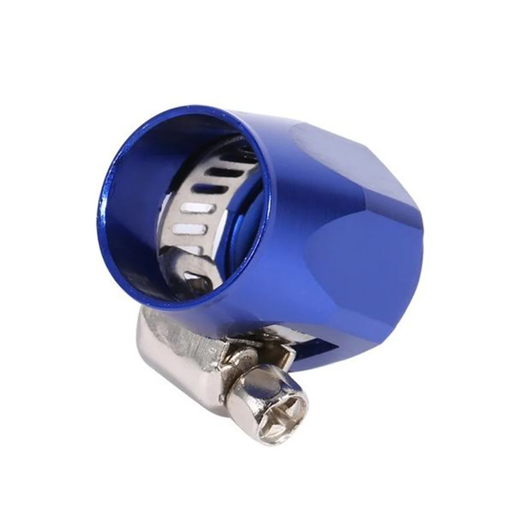 

AN6 Hose End Finished Clamp Auto Car Fuel Oil Hose Water Line Tube Clip Clamp (Blue)