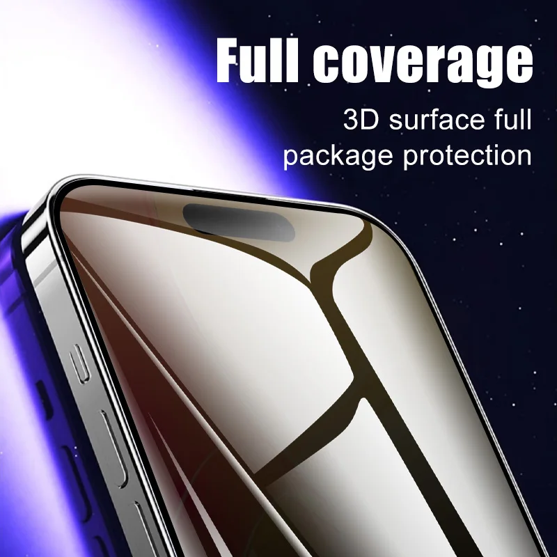 Film hydrogel de confidentialité pour iPhone, protecteur d'écran de téléphone, couverture complète souple, pas de verre, 14 Pro, 15 Plus, 13, 12 Mini, 11, Poly XS Max, X, 3 pièces