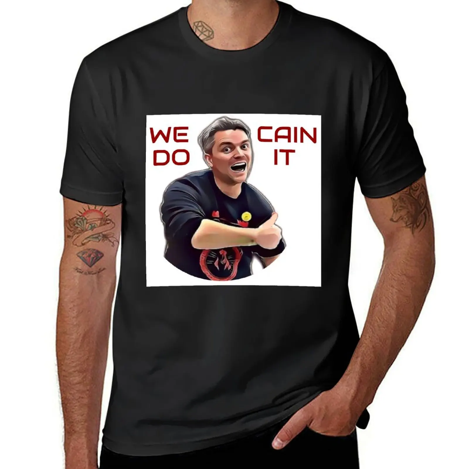WE CAIN DO IT T-Shirt Aesthetic clothing sweat vintage plain t shirts men