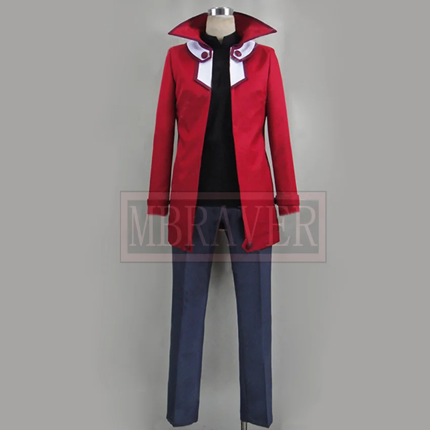 Yu-Gi-Oh! GX Jaden Yuki Judai Yuki Cos Cosplay Costume Halloween Party Christmas Uniform Custom Made Any Size